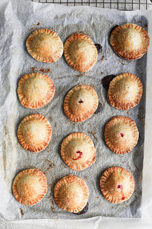 Mini Baked Chocolate Pudding Raspberry Hand Pies Belula