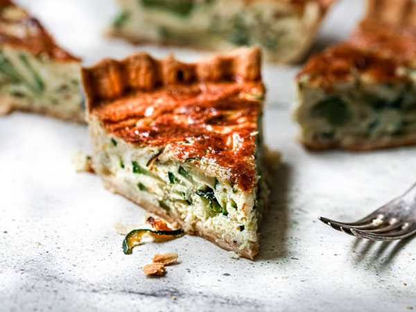 Flaky Homemade Quiche Crust with Butter (shortcrust pastry) - Belula